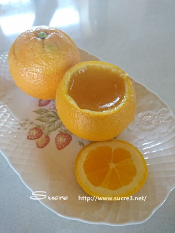 丸ごとオレンジゼリーです。...