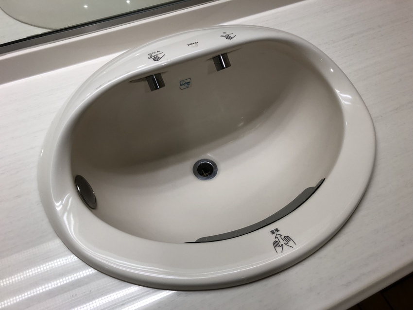 This sink has everything!