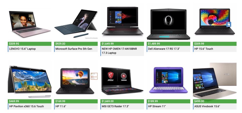 Assorted Laptop PC Deals