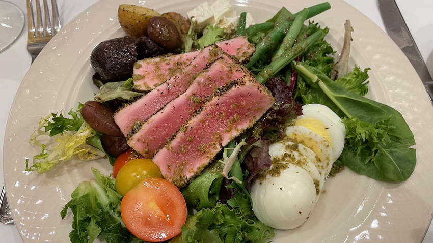 Ahi Tuna Salad at Seattle Execu...