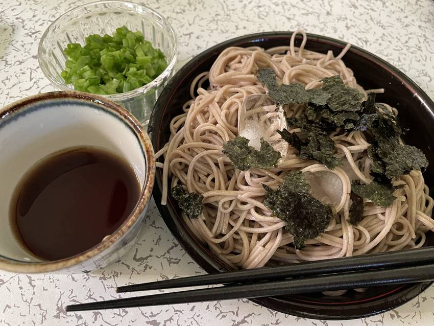 日曜日の夕食は軽く