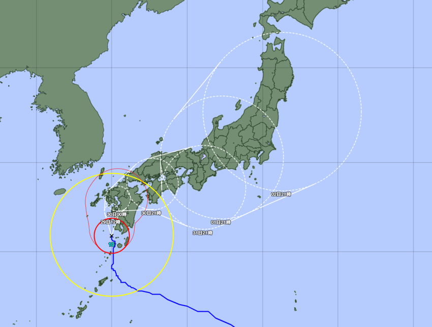 気象庁画像　2024年8月29...