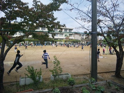 小学校の校庭