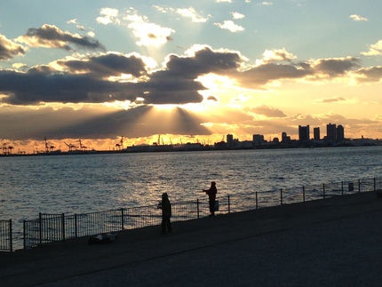 夕日