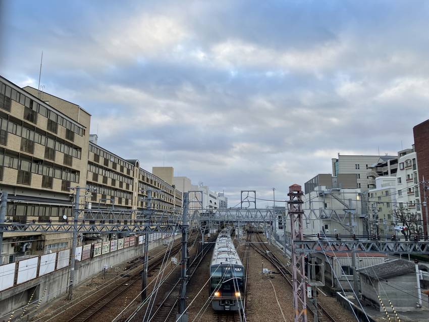 陸橋　いつもの場所
