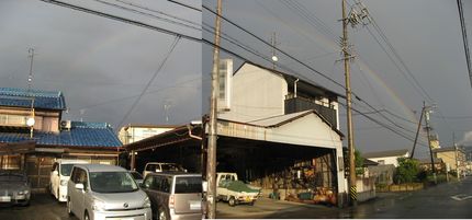 今日二度目の虹