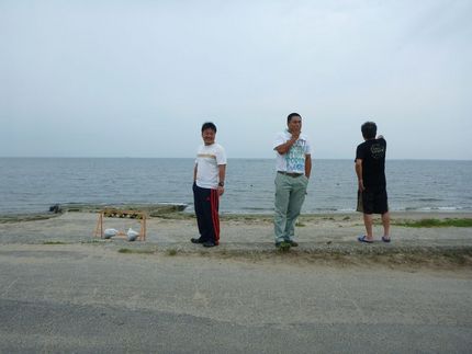 早く着きすぎ海はこの状態