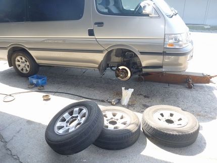 タイヤ交換