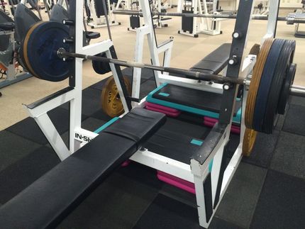 写真のウエートは120キロ
