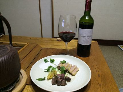 鴨肉と鴨砂肝のコンフィ
