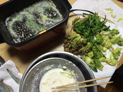 山菜の天麩羅