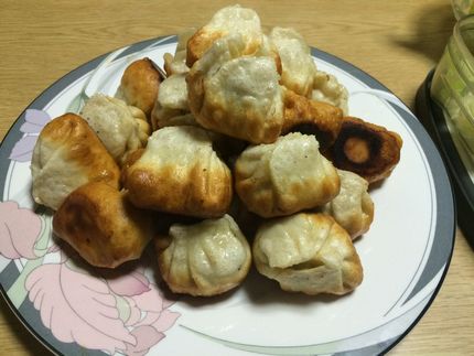 ホワイト餃子、焼き方が、ちょっ...