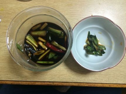 行者ニンニク醤油漬け