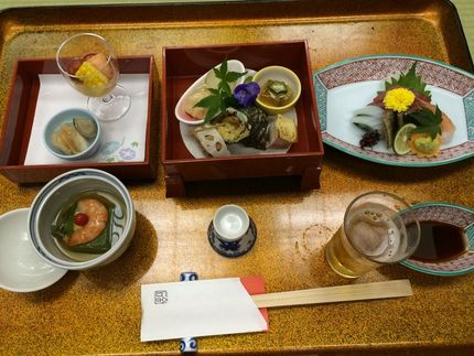 会食　長良川畔　石金