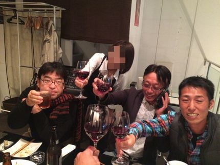 仲の良い同業者との会食