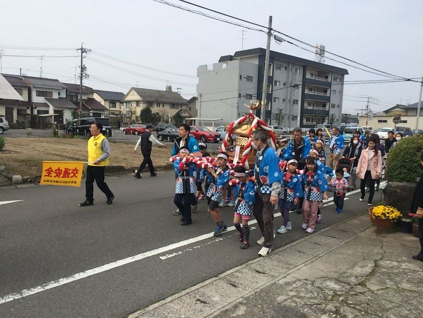 岐阜道三祭り　子供神輿