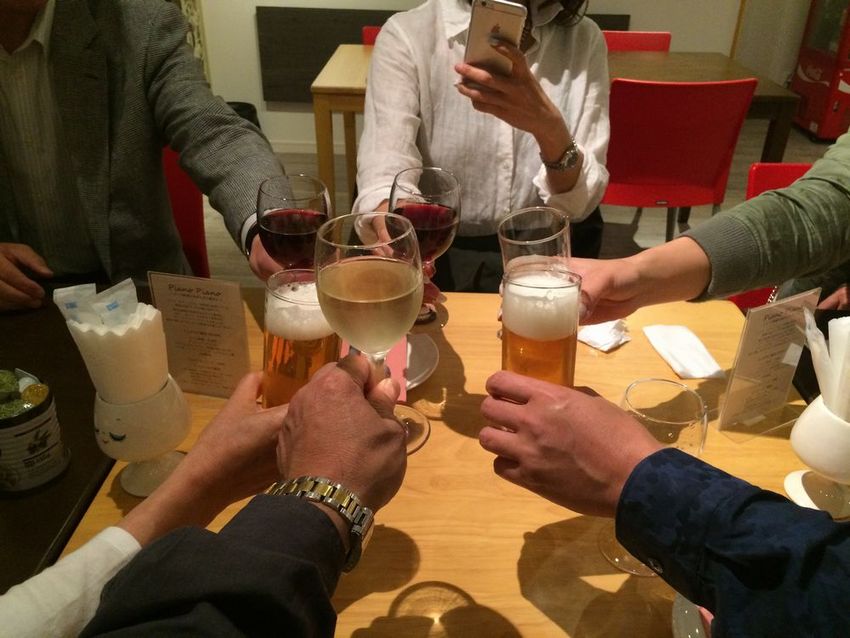 昨夜は気の合う仲間と