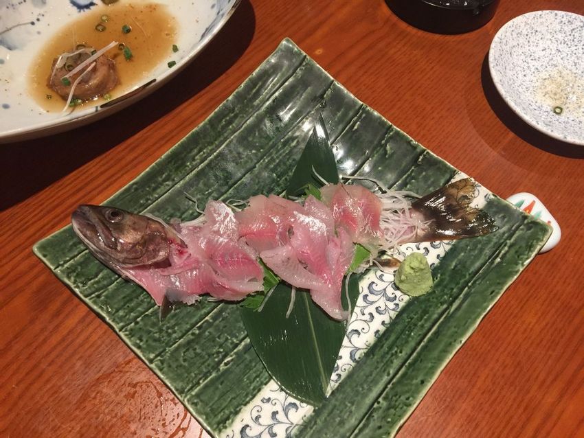 昨夜は岩魚のアマゴ