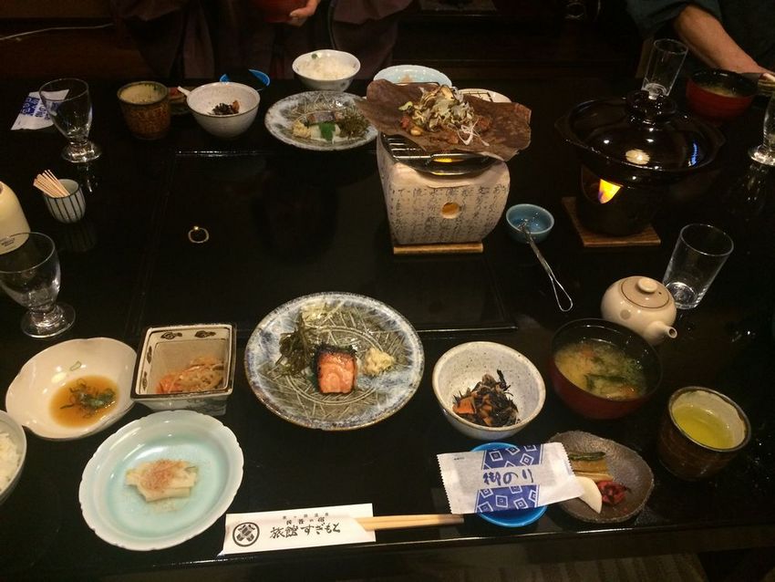 朝から豪華な朝食