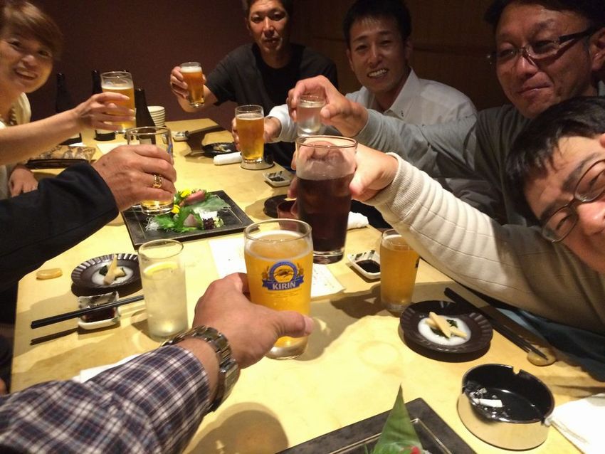 仲の良い同業者との会食