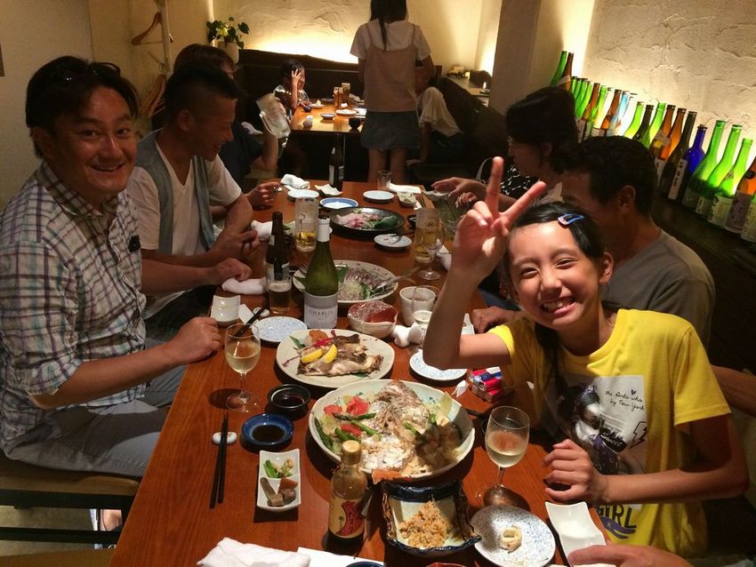 昨夜釣った魚で
