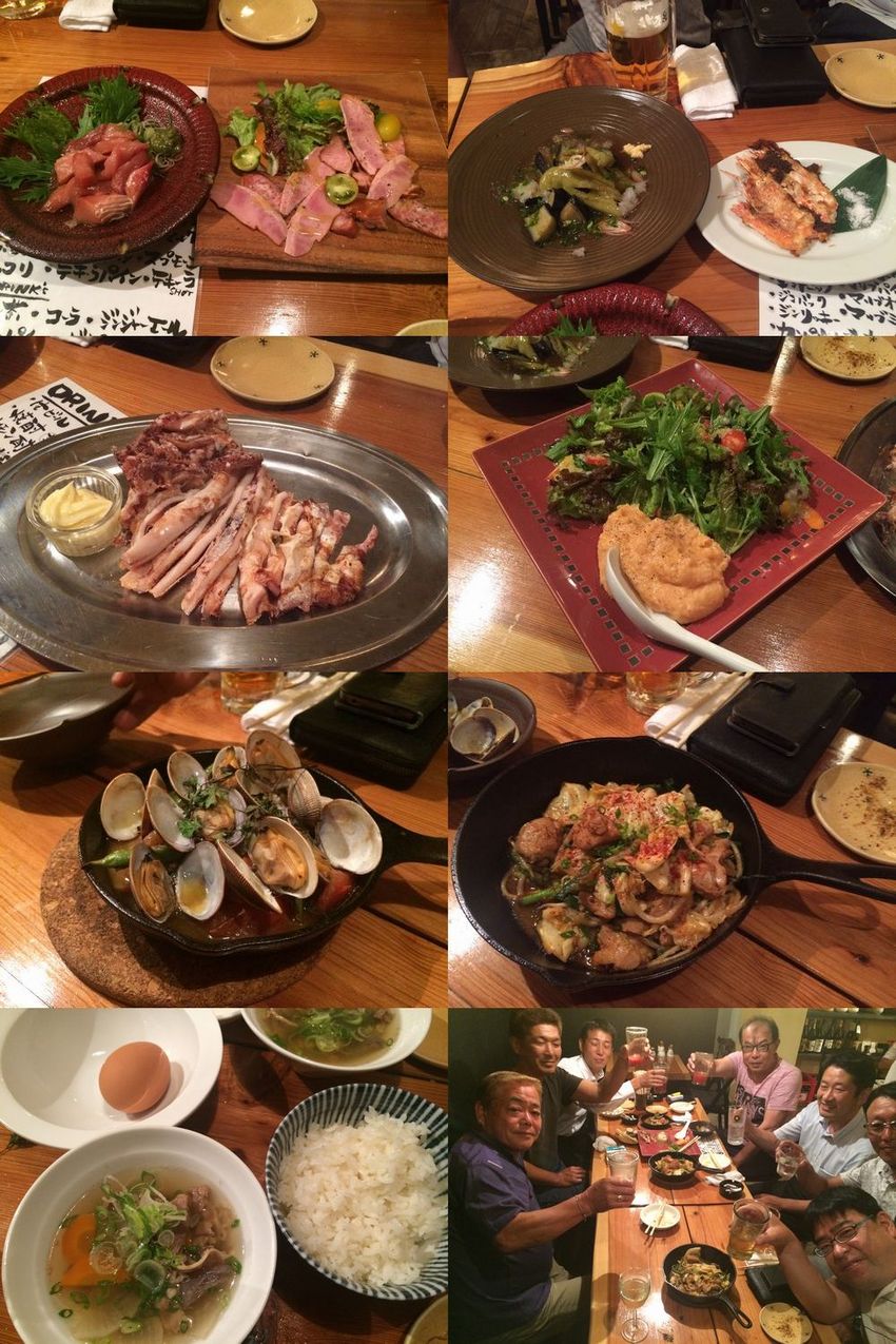 昨夜は気の合う同業者との会食