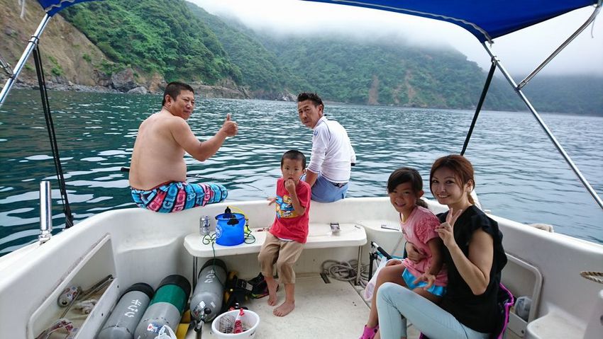 休日はのんびりと海で