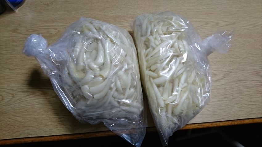 2袋で2キロ丁度