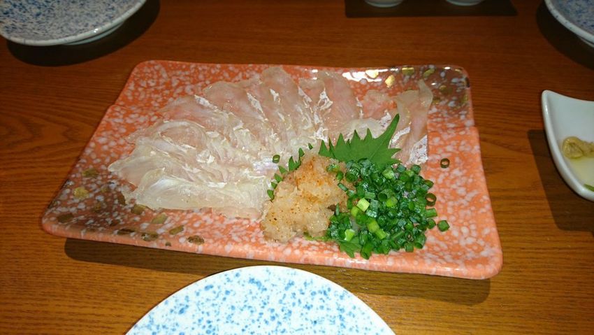 平目の薄造り