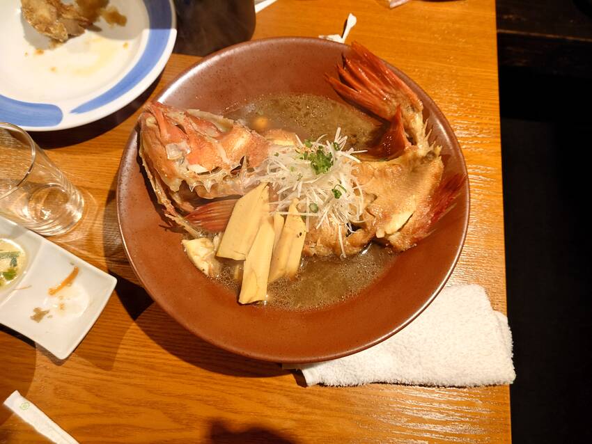 昨夜はアコウダイ（メヌケ）で