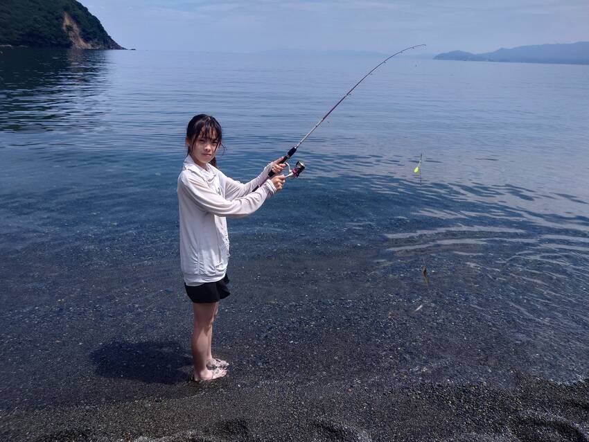 キスの入れ食い、沢山釣れご満悦
