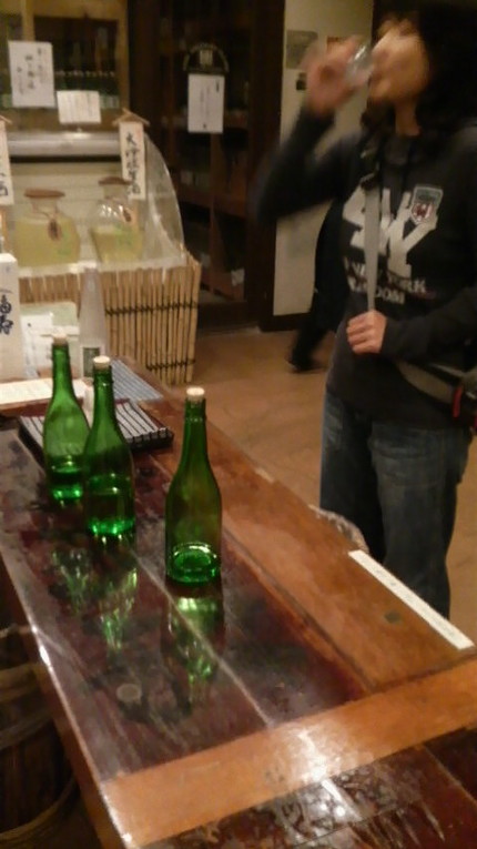 利き酒...