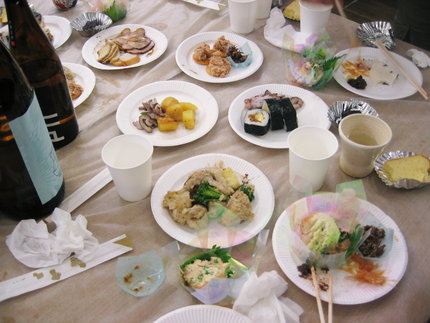 大黒正宗・ファンの集いの料理