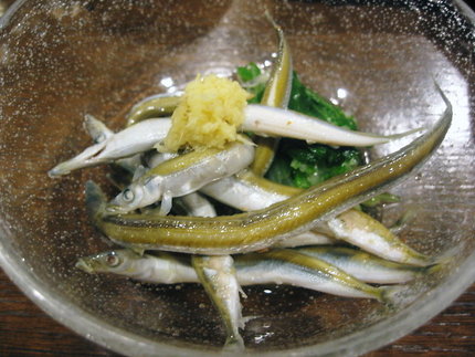 かますご土佐酢和えで　『本州一...