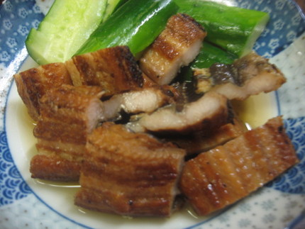 焼き穴子　と　よこわの造り