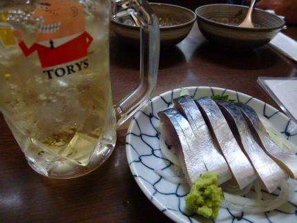 先ずは　『さばきずし』　で角ハ...