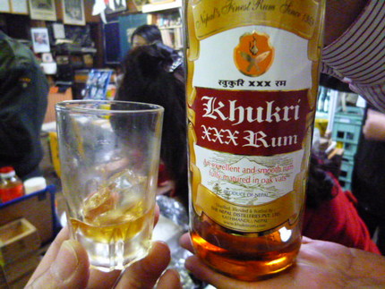 ネパール産のラム酒
