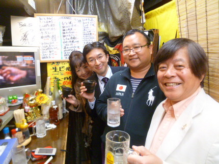 「岡八」　にて。　詳しくは後日...