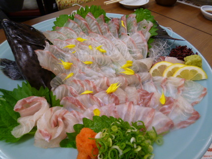 泳ぎ石垣鯛　1匹姿造り　４，９...