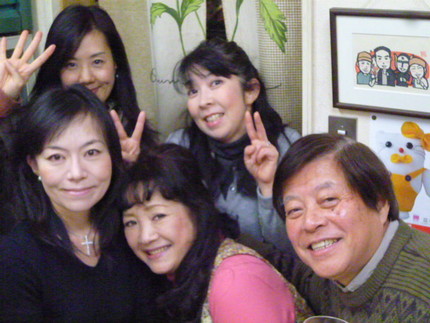 角友の美女？４名に囲まれての角...