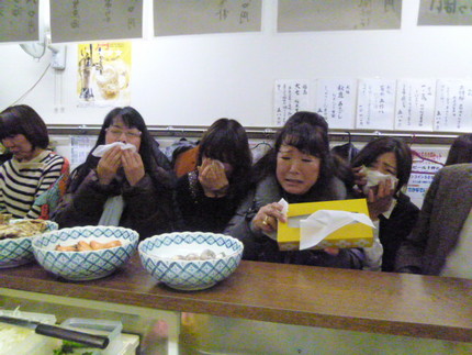 女性陣、みなさん泣き出しました...
