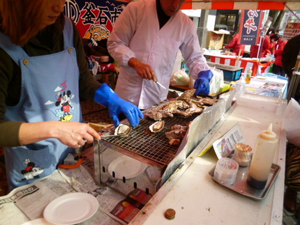 豊前海一粒カキ焼き
