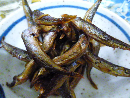 「カマスゴの釘煮」　柔らかい魚...