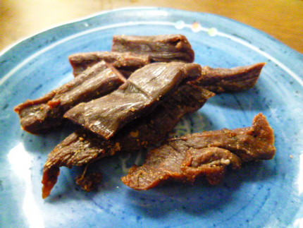 「鹿肉燻製」　鹿肉はよく食べま...