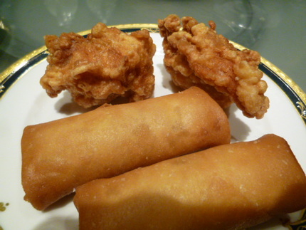 「春巻き」　と　「若鶏の唐揚げ...