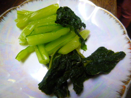 「角分け」　の野沢菜漬けです。