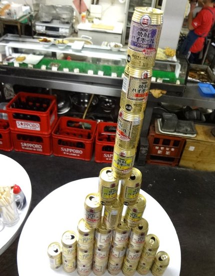 幻の9段積み!!! 缶積み名...