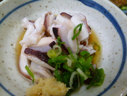 「たこ頭酢の物・１８０円」　淡...