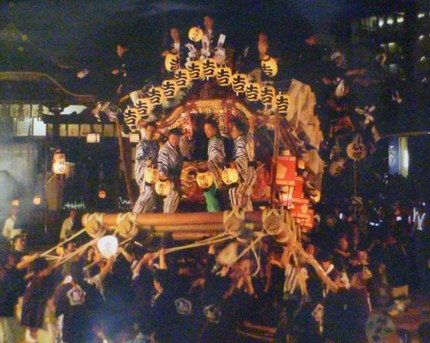 住吉區の山車（だんじり）です。