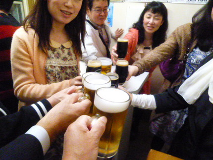 原酒店にて学会メンバー９名で角...